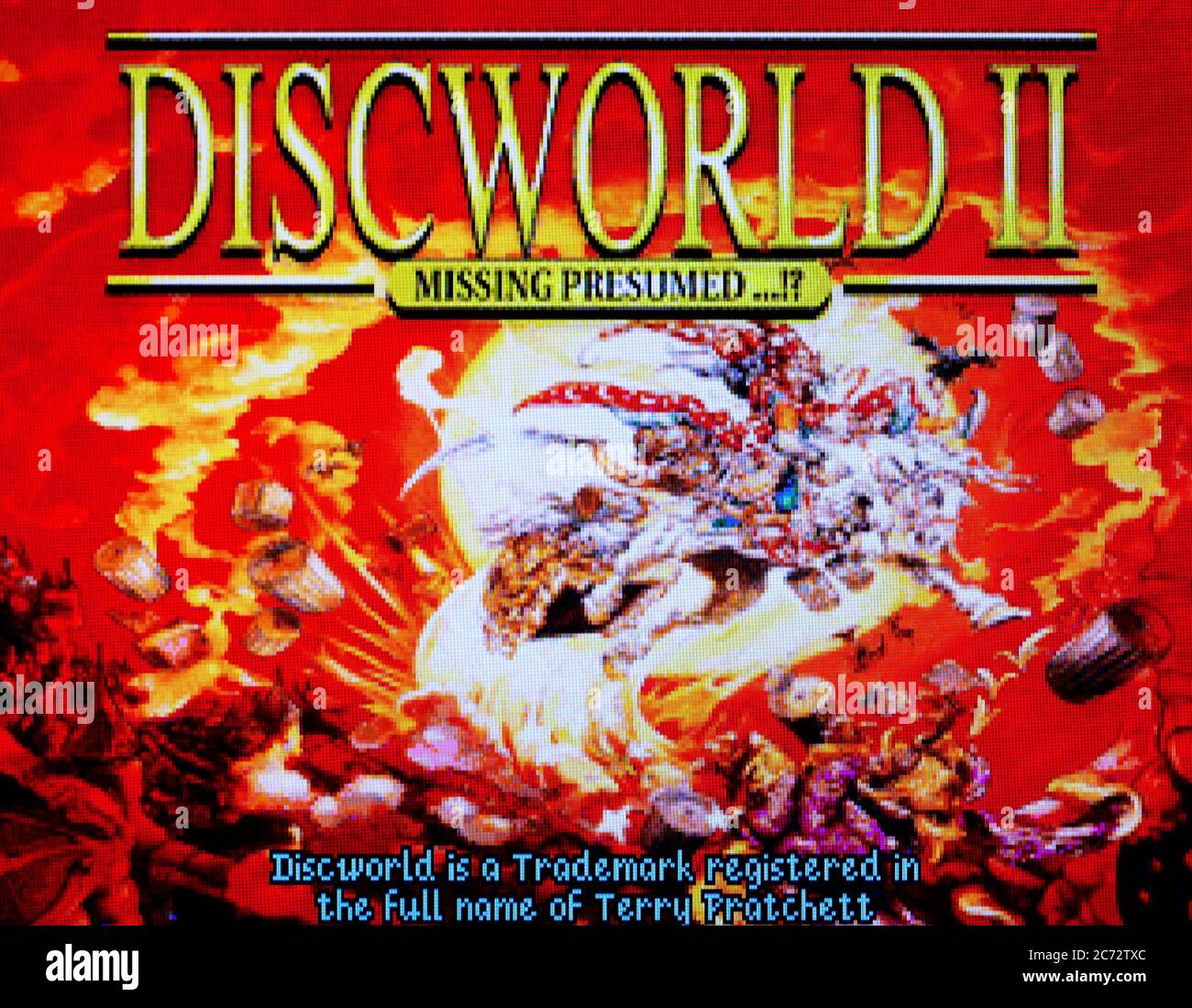 Discworld II 2 - Sega Saturn Videogame - Editorial use only Stock Photo