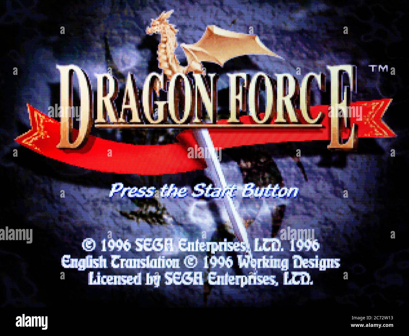 Dragon Force - Sega Saturn Videogame - Editorial use only Stock Photo