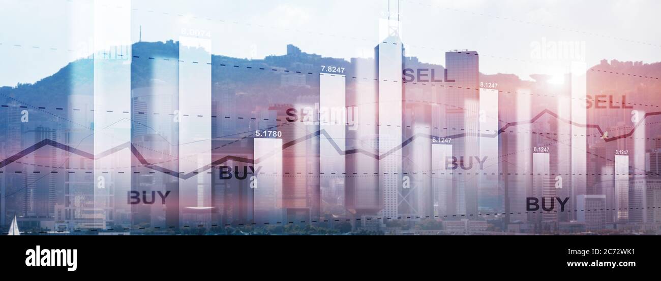 Trading Finance stock market graph chart diagram business forex ...