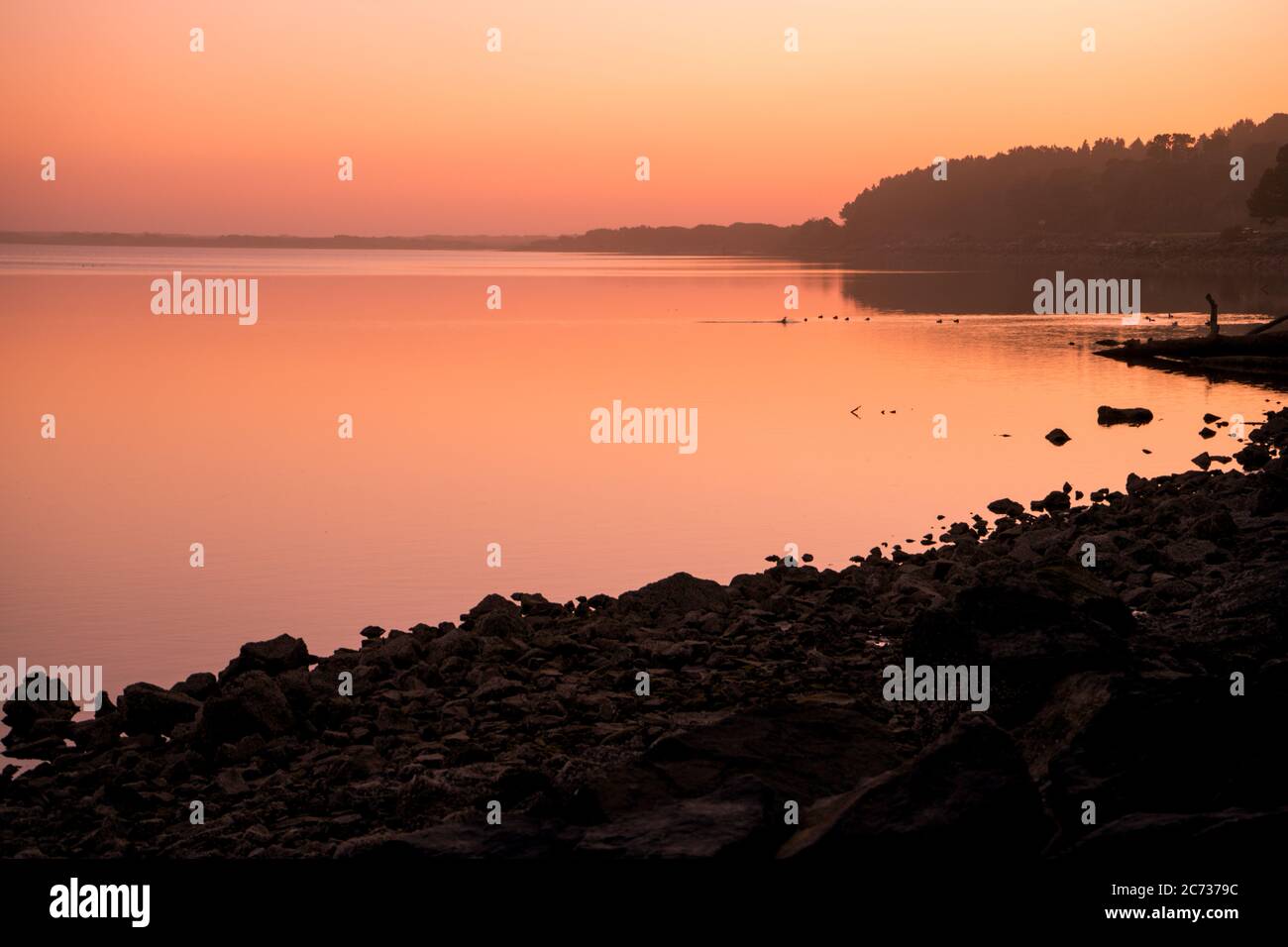 Beautiful fiery sunset sky hi-res stock photography and images - Alamy