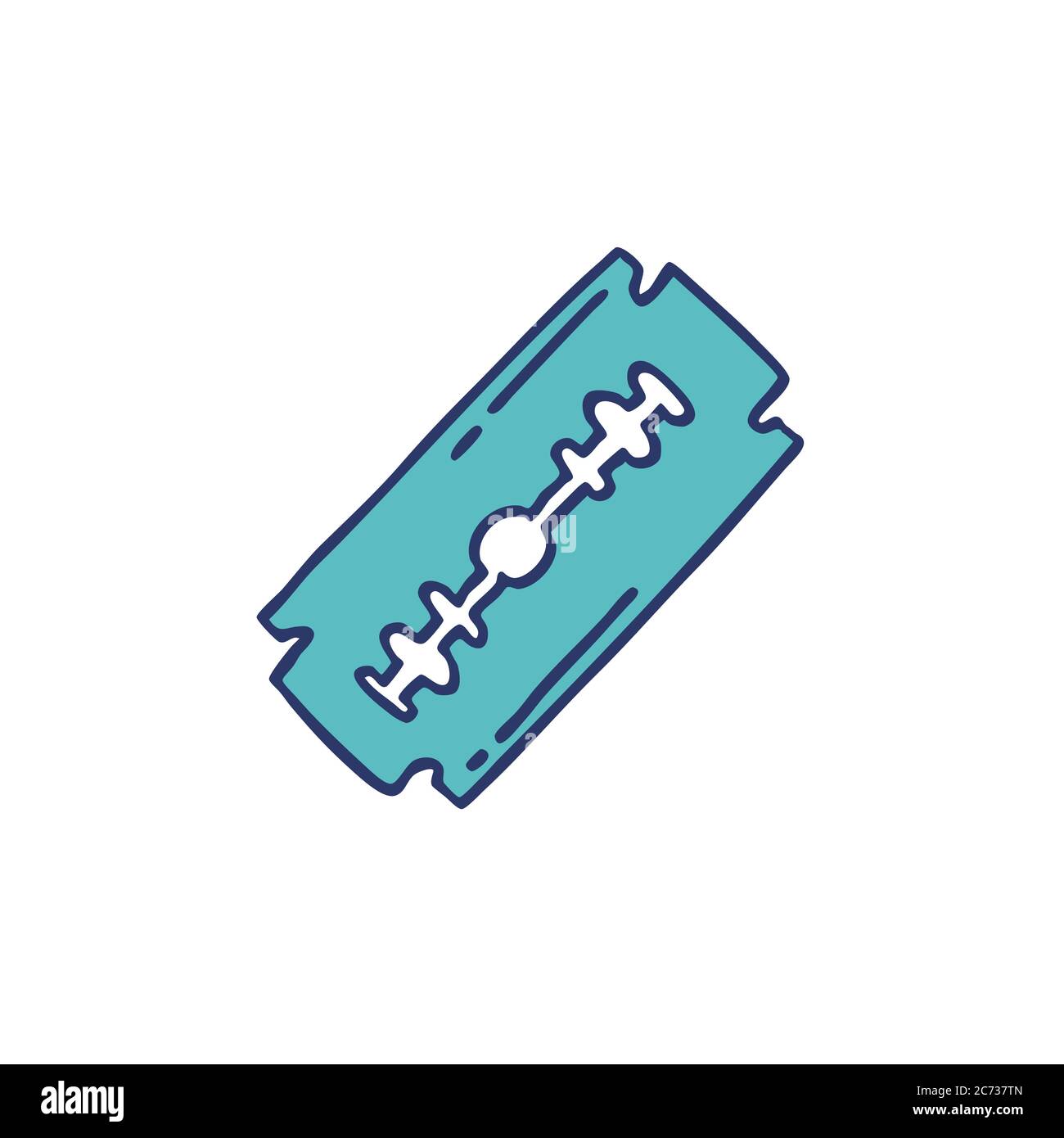 razor blade doodle icon, vector illustration Stock Vector Image & Art