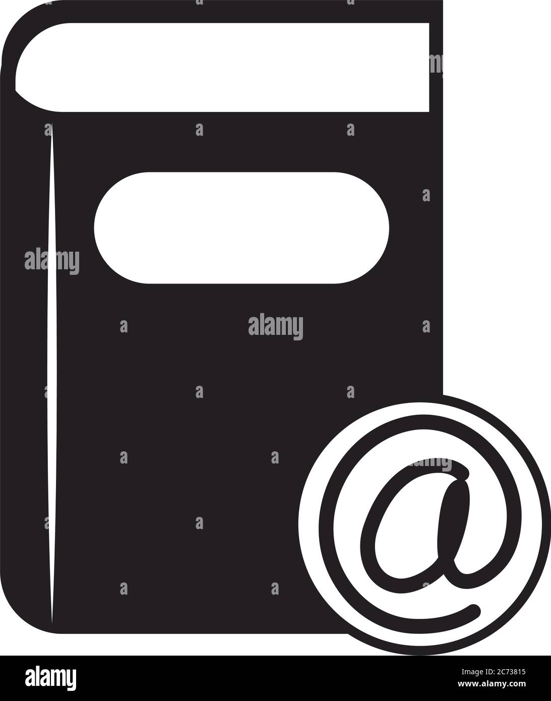 archive digital office supply stationery work linear style icon vector ...
