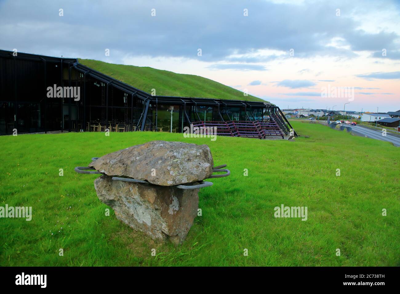 The exterior view of The Nordic House in Torshavn.Faroe Island.Denmark