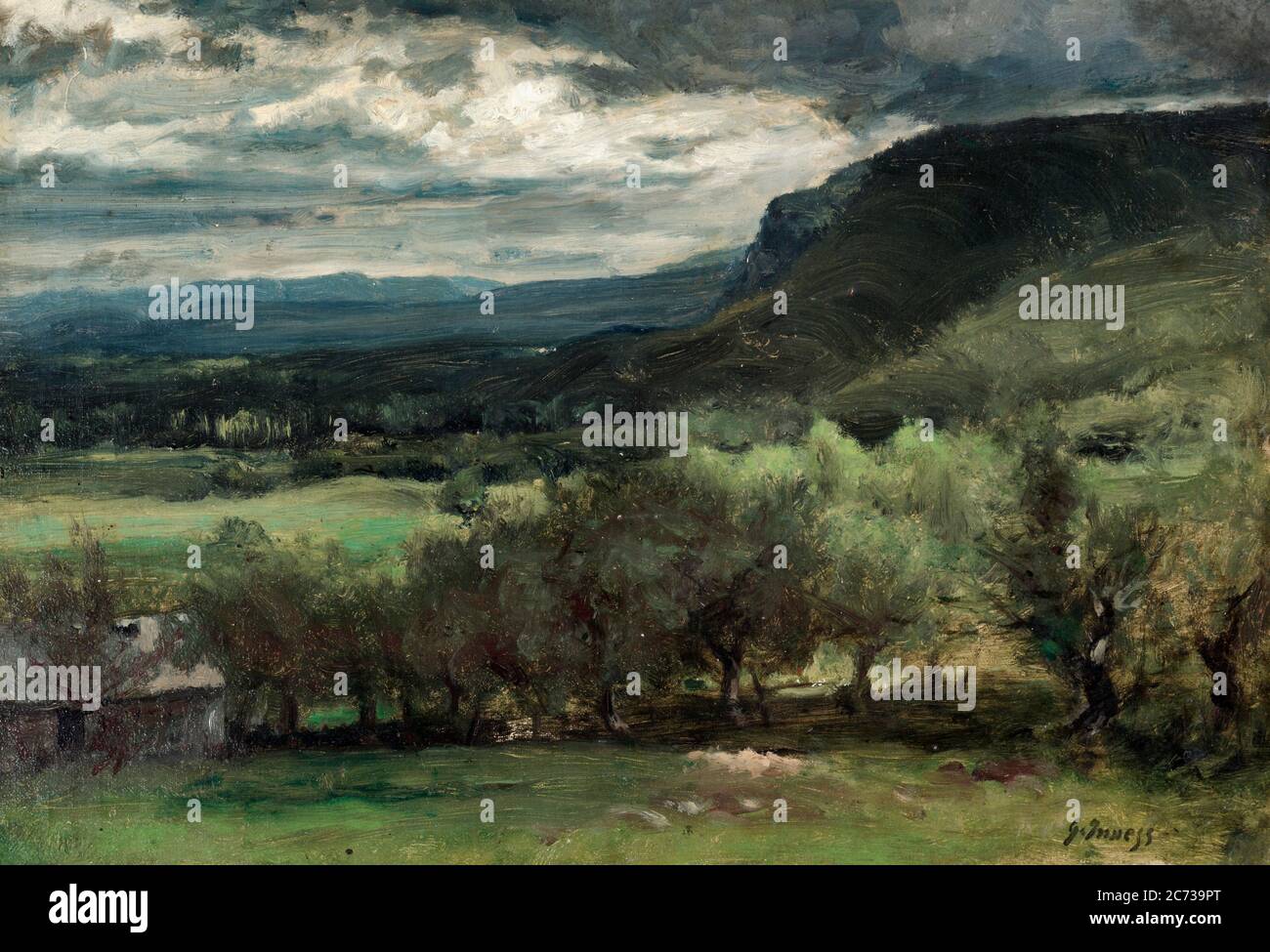 Montclair, New Jersey by George Inness, circa 1878 Stock Photo