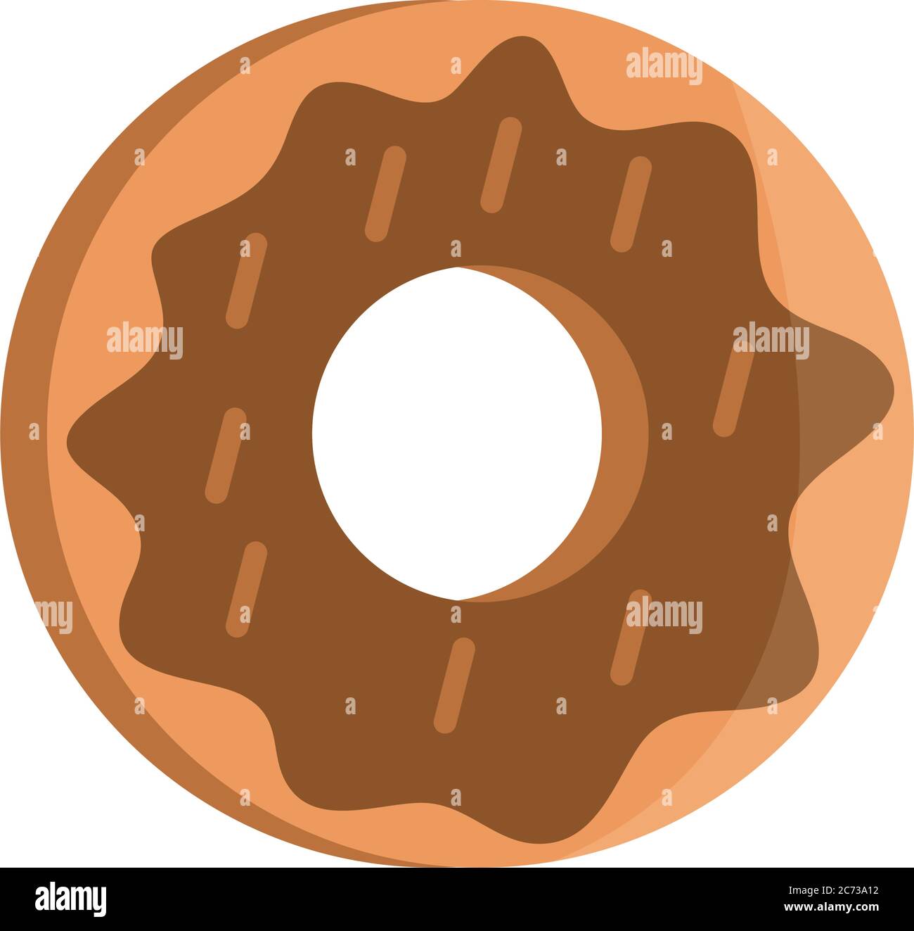 bread donut menu bakery food product vector illustration flat style ...