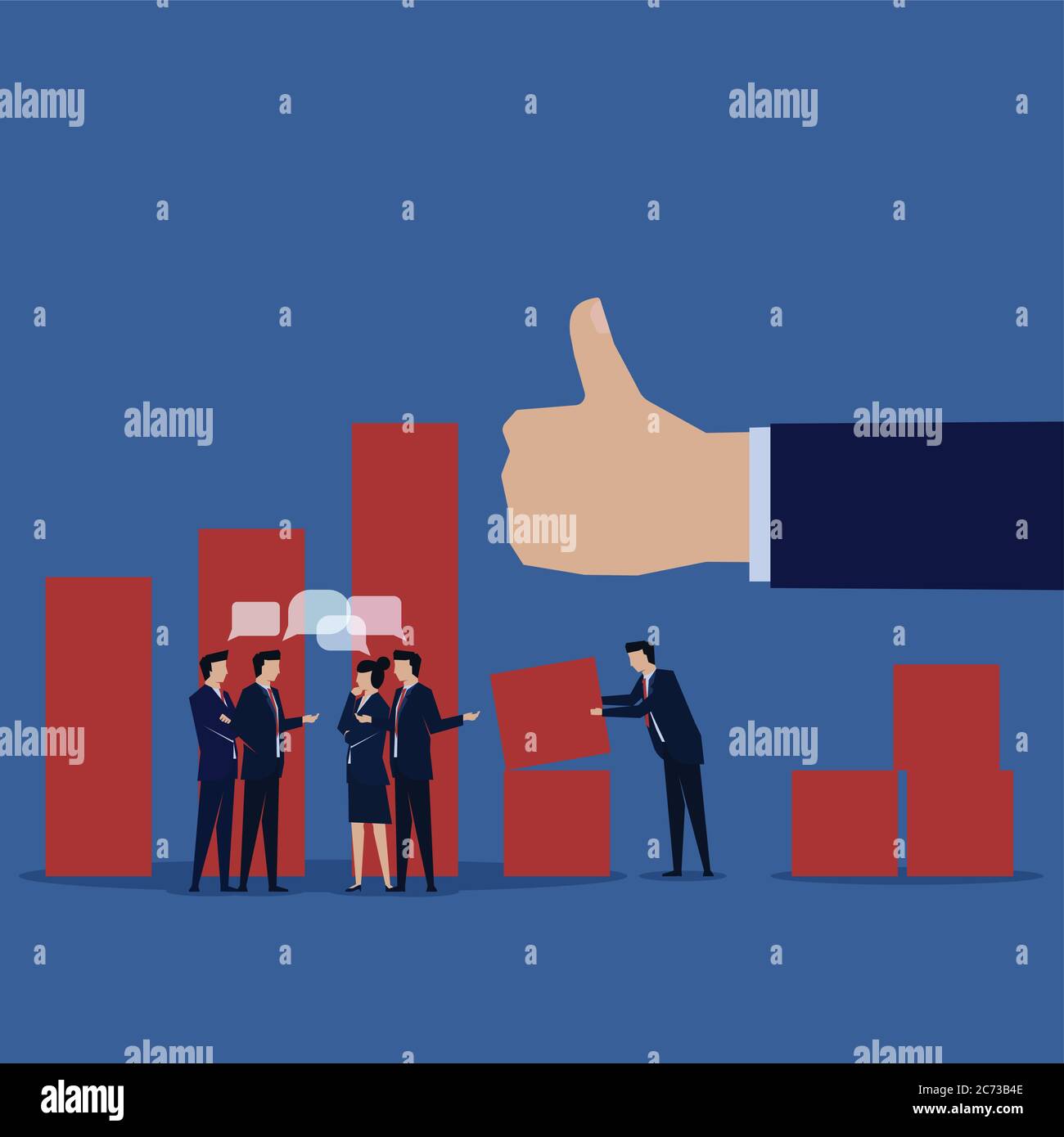 Business control charts Stock Vector Images - Alamy