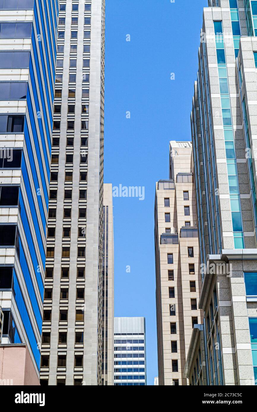 San Francisco California,Jessie Street,downtown,commercial real estate,building,high rise skyscraper skyscrapers building buildings architecture glass Stock Photo