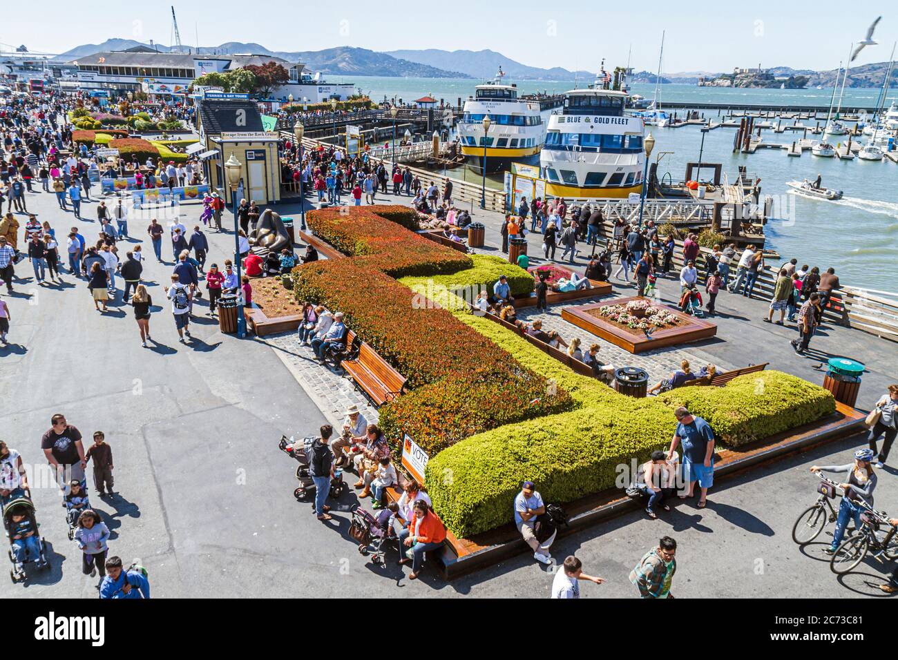 California CA Western San Francisco The Embarcadero Pier 39 waterside