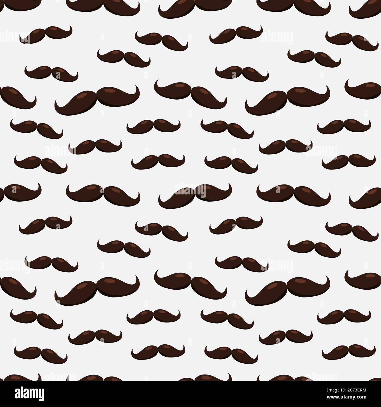 mustache seamless pattern vector illustration background Stock Vector