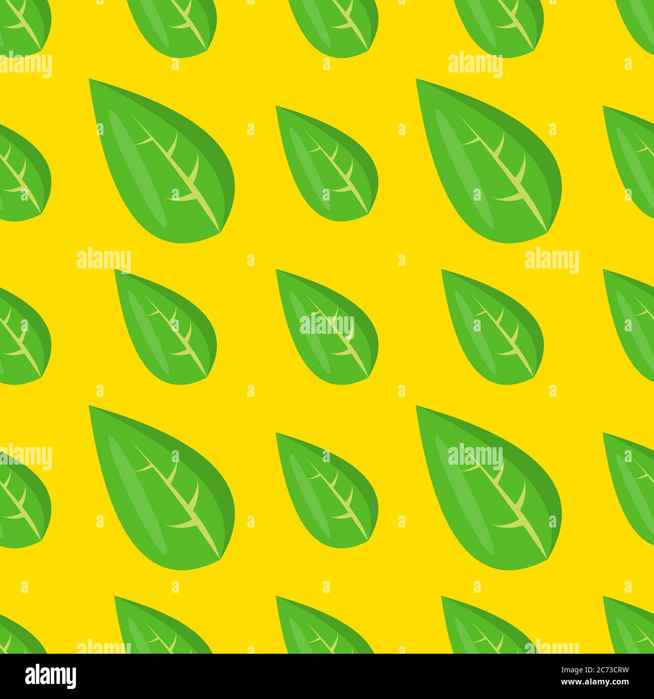 leaves seamless pattern vector illustration background Stock Vector