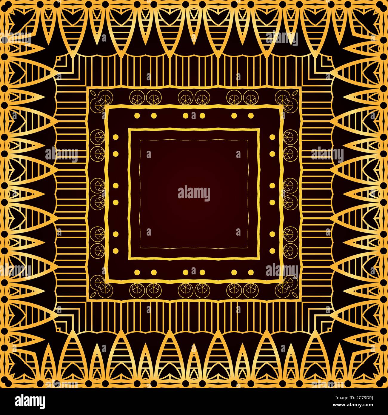 Seamless luxurious gold vintage texture luxury style. Vector background ...