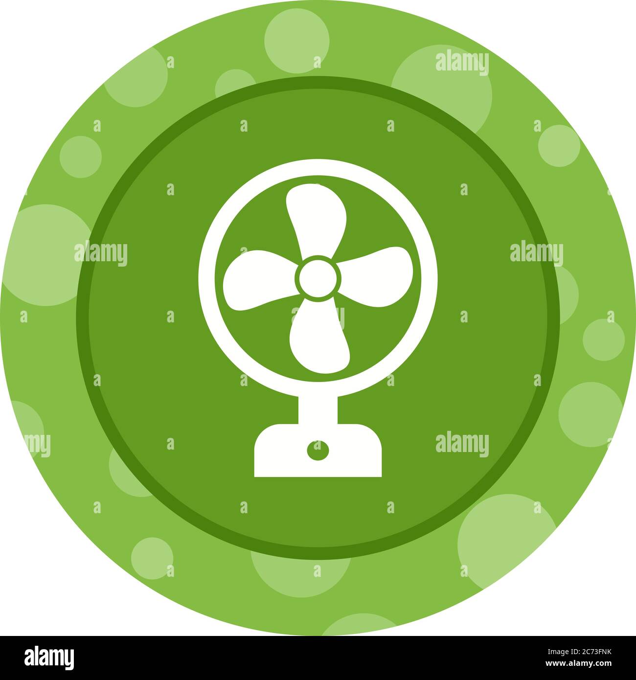 Unique Fan Vector Glyph Icon Stock Vector