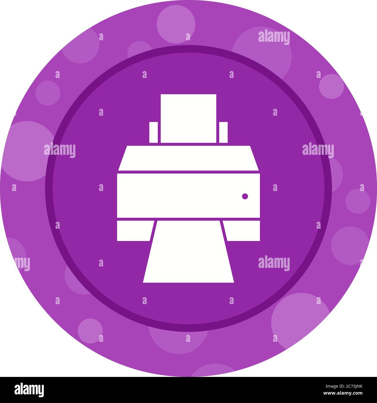 Unique Printer Vector Glyph Icon Stock Vector Image & Art - Alamy