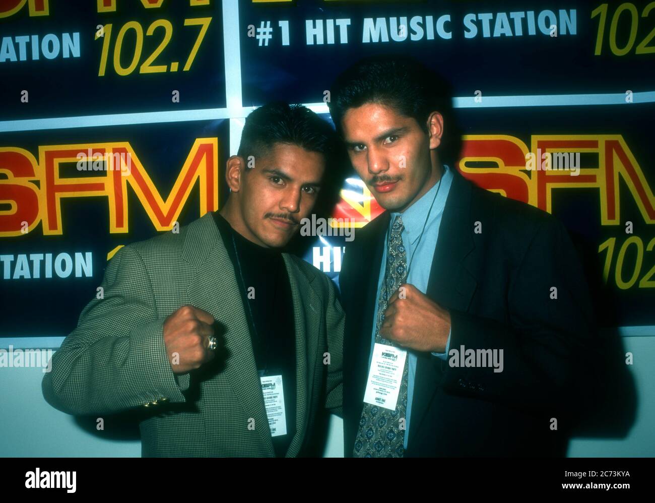 Culver City, California, USA 15th December 1995 (L-R) Fighters/brothers ...