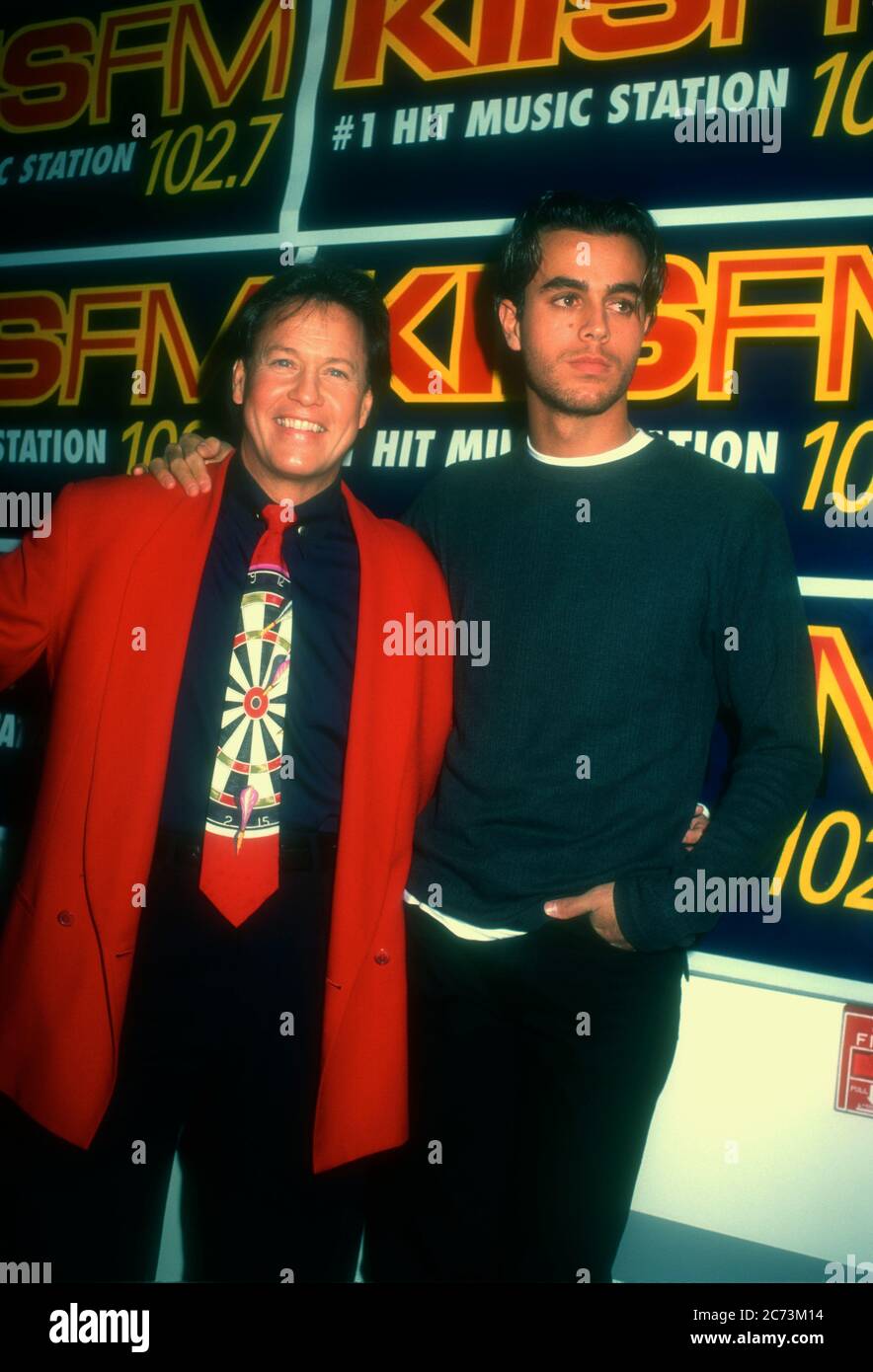 Culver City, California, USA 15th December 1995 DJ Rick Dees and Singer ...