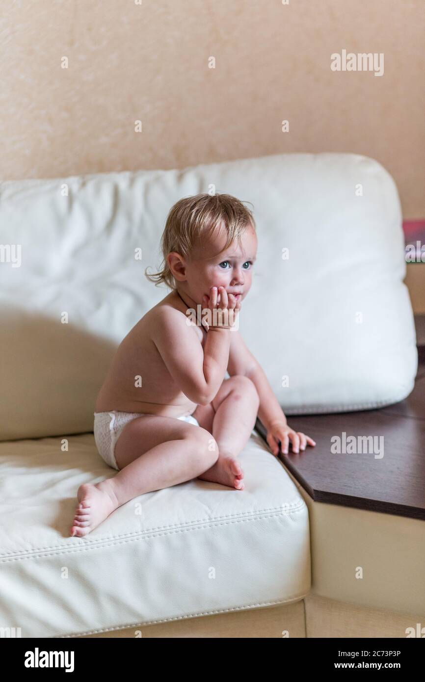 Cute girl sale in diapers
