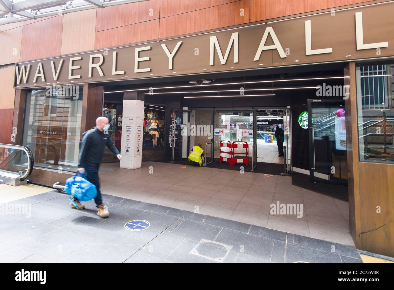 Scenes from Edinburgh's Waverley mall, which is among many other