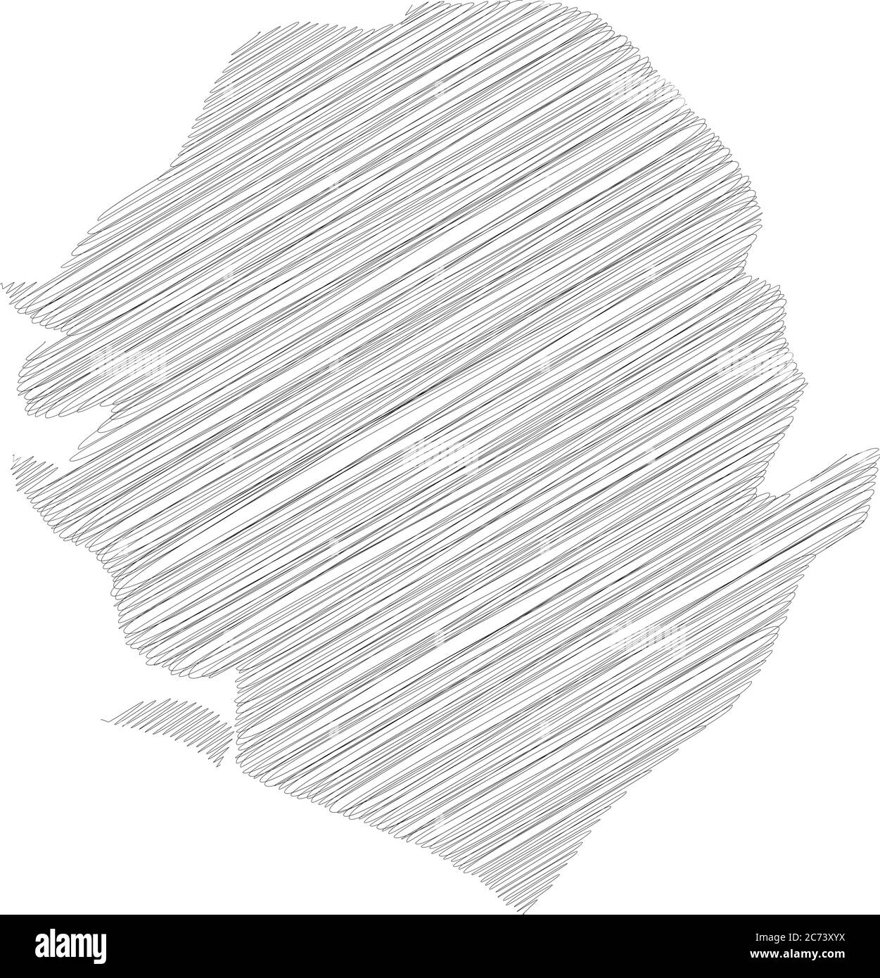 Sierra Leone - solid black silhouette map of country area. Simple flat ...