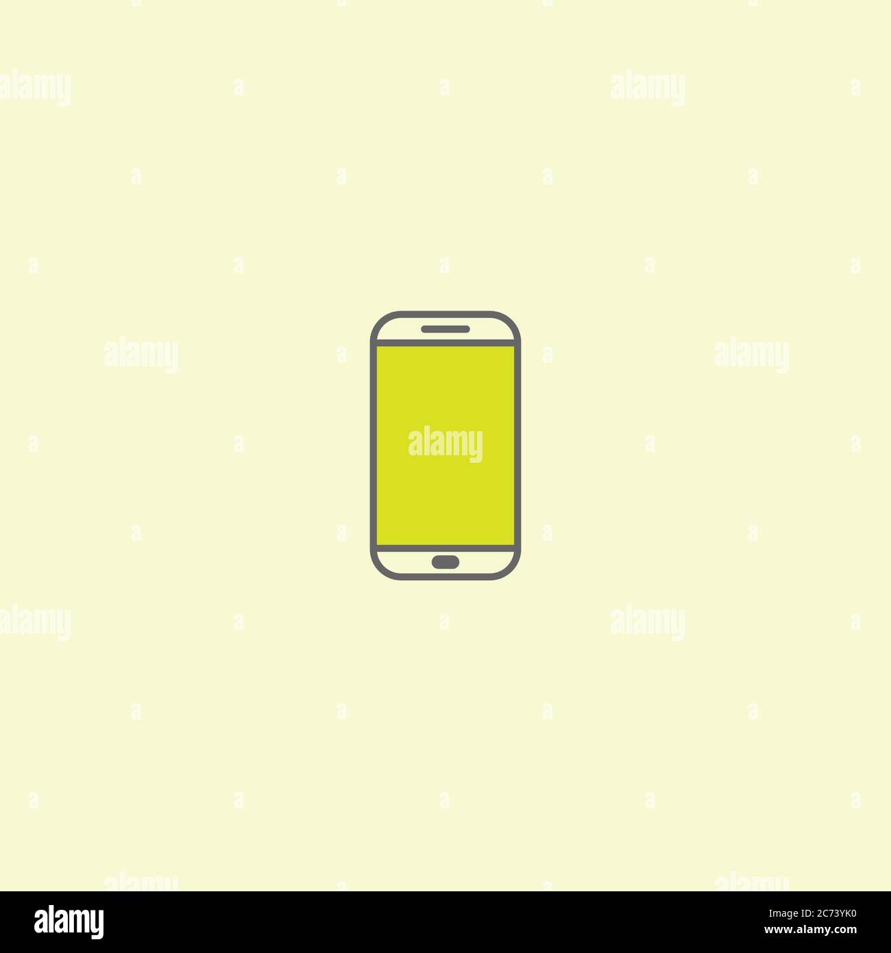 Smartphone logo icon vector template Stock Vector