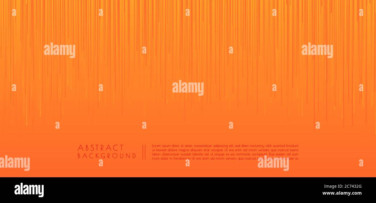 Abstract background orange colorful style line wave pattern design ...