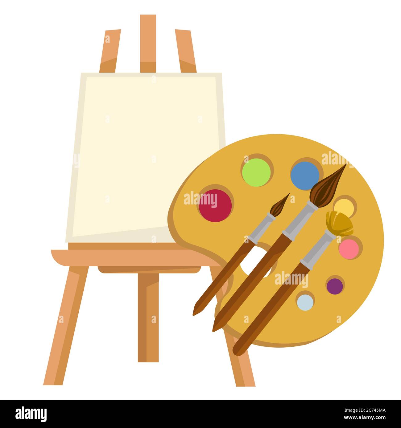 Easel Painting Cliparts, Stock Vector and Royalty Free Easel