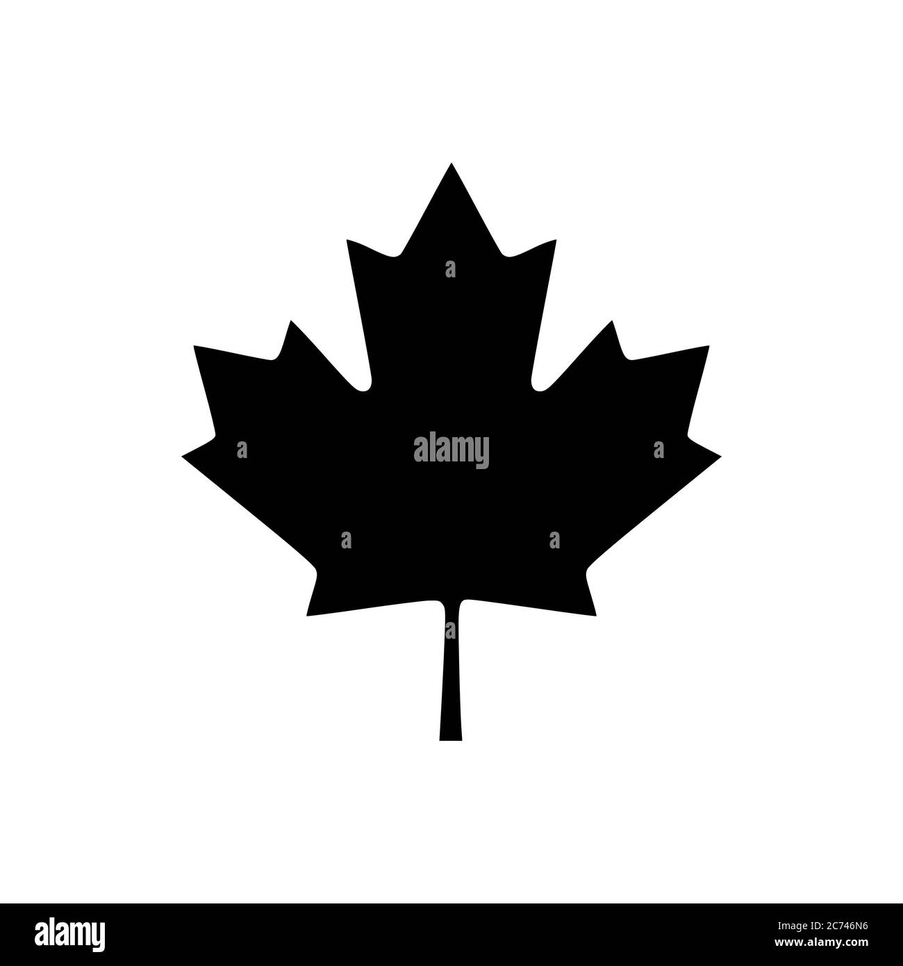 Black and white of maple leaf Black and White Stock Photos & Images - Alamy