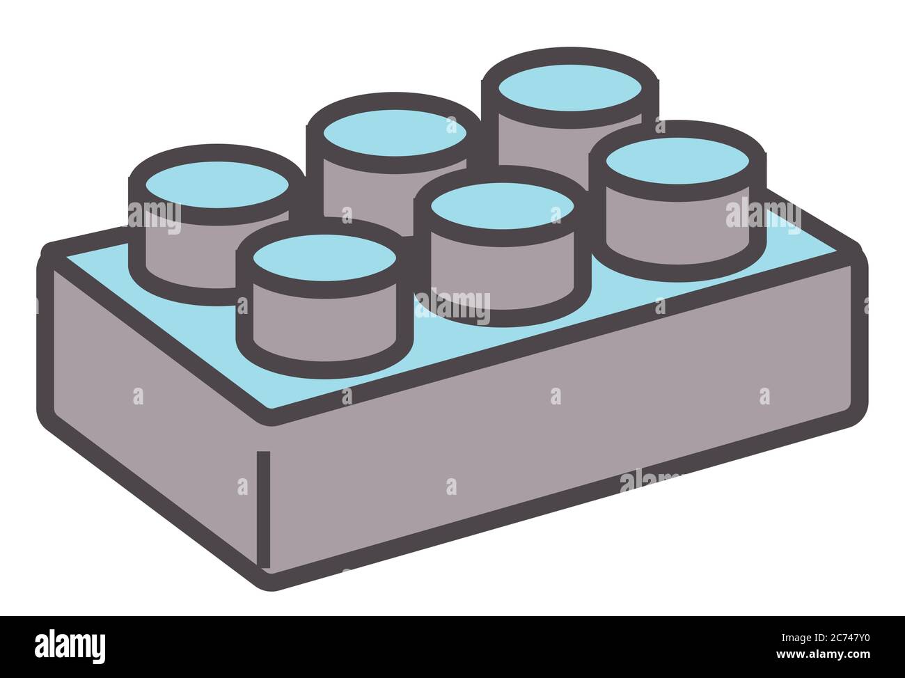 Lego Block Clipart Black And White