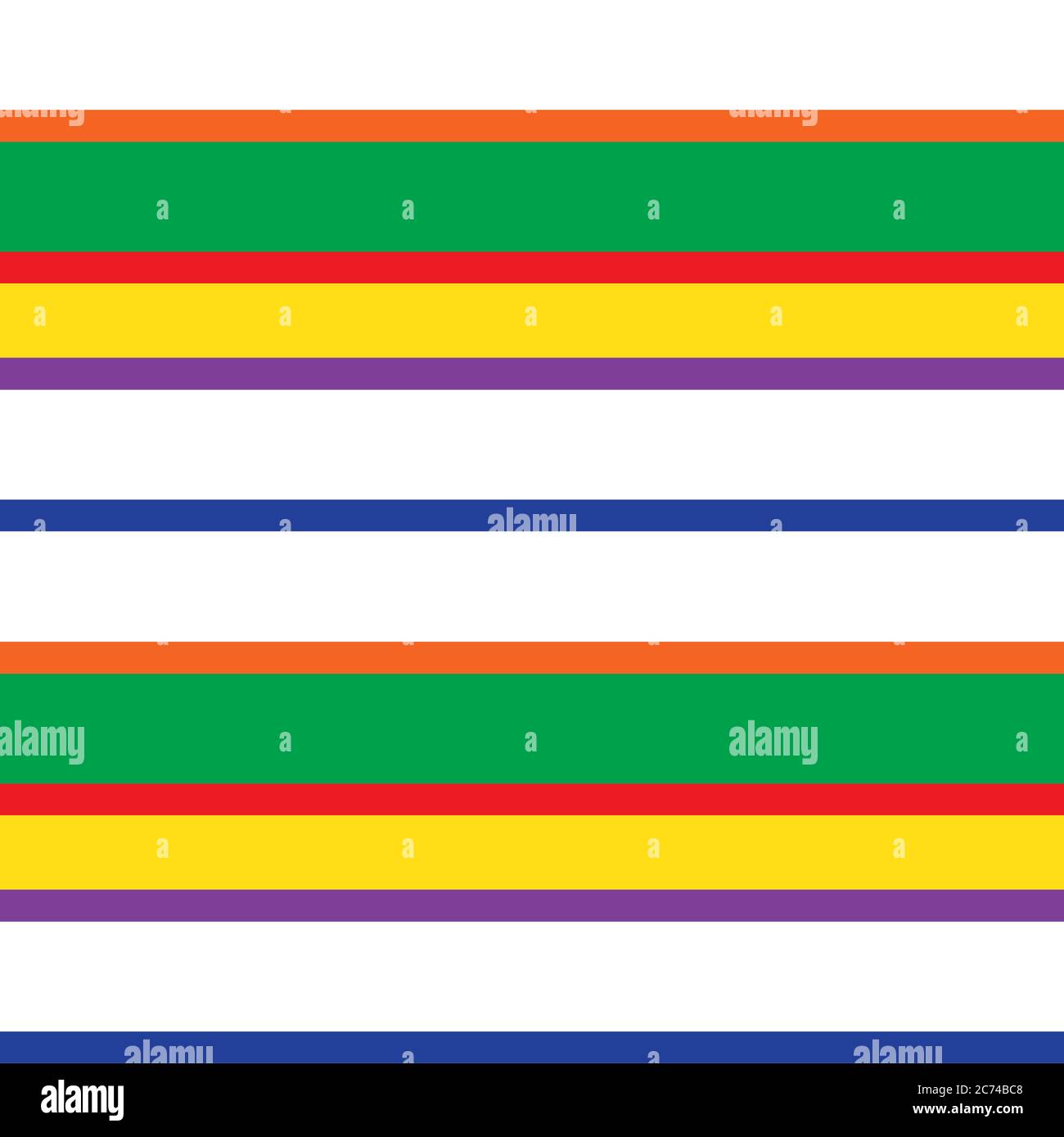 Rainbow Horizontal striped seamless pattern background suitable for ...