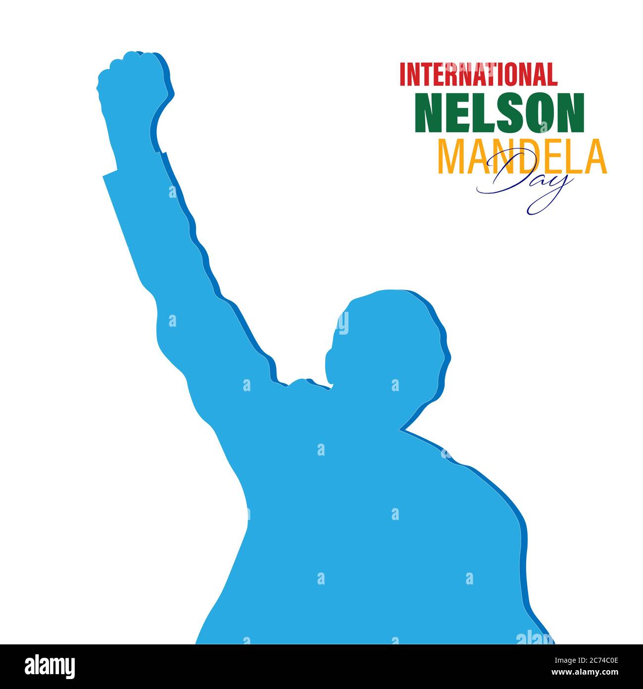 Creative Vector Illustration of International Nelson Mandela Day, which ...