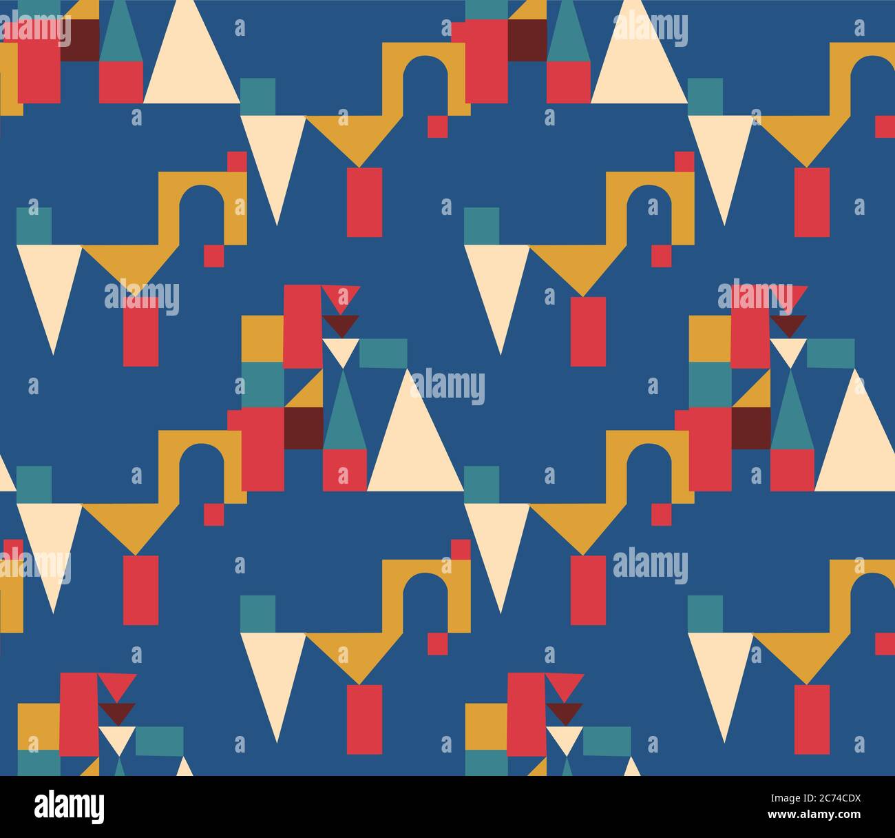Summer. Colors. Pattern without seams. Stock Vector