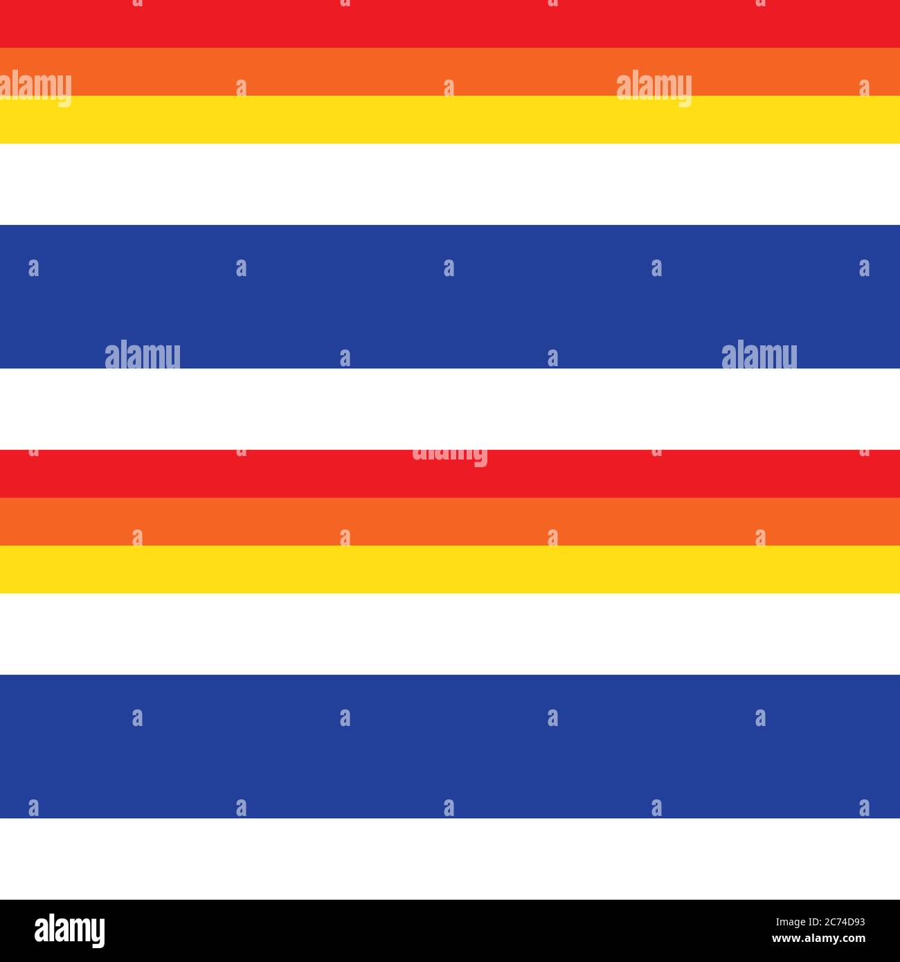 Rainbow Horizontal striped seamless pattern background suitable for ...