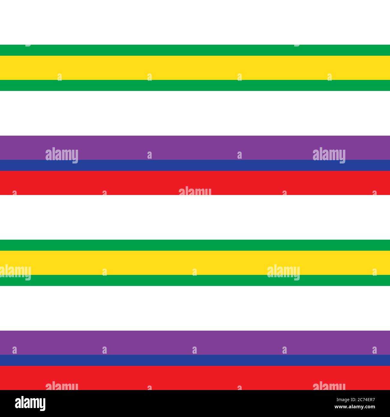 Rainbow Horizontal striped seamless pattern background suitable for ...