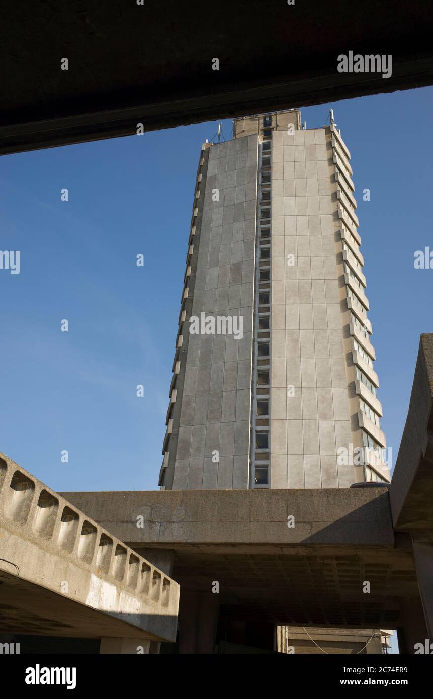 Tall block of flats in Margate, Kent, England Stock Photo Alamy
