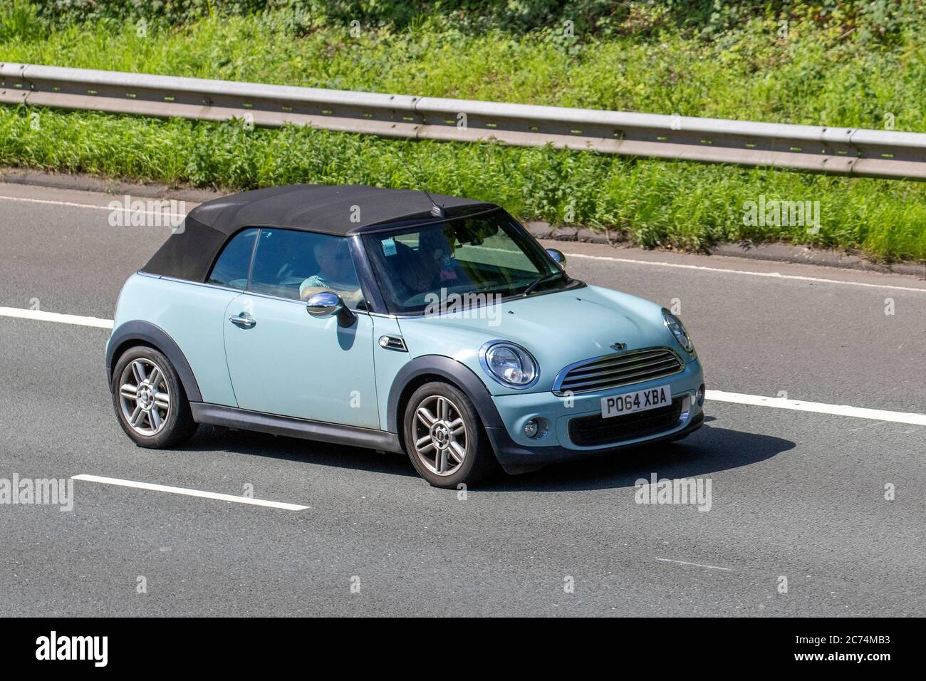 Mini hatch cooper s blue cars hi-res stock photography and images - Alamy