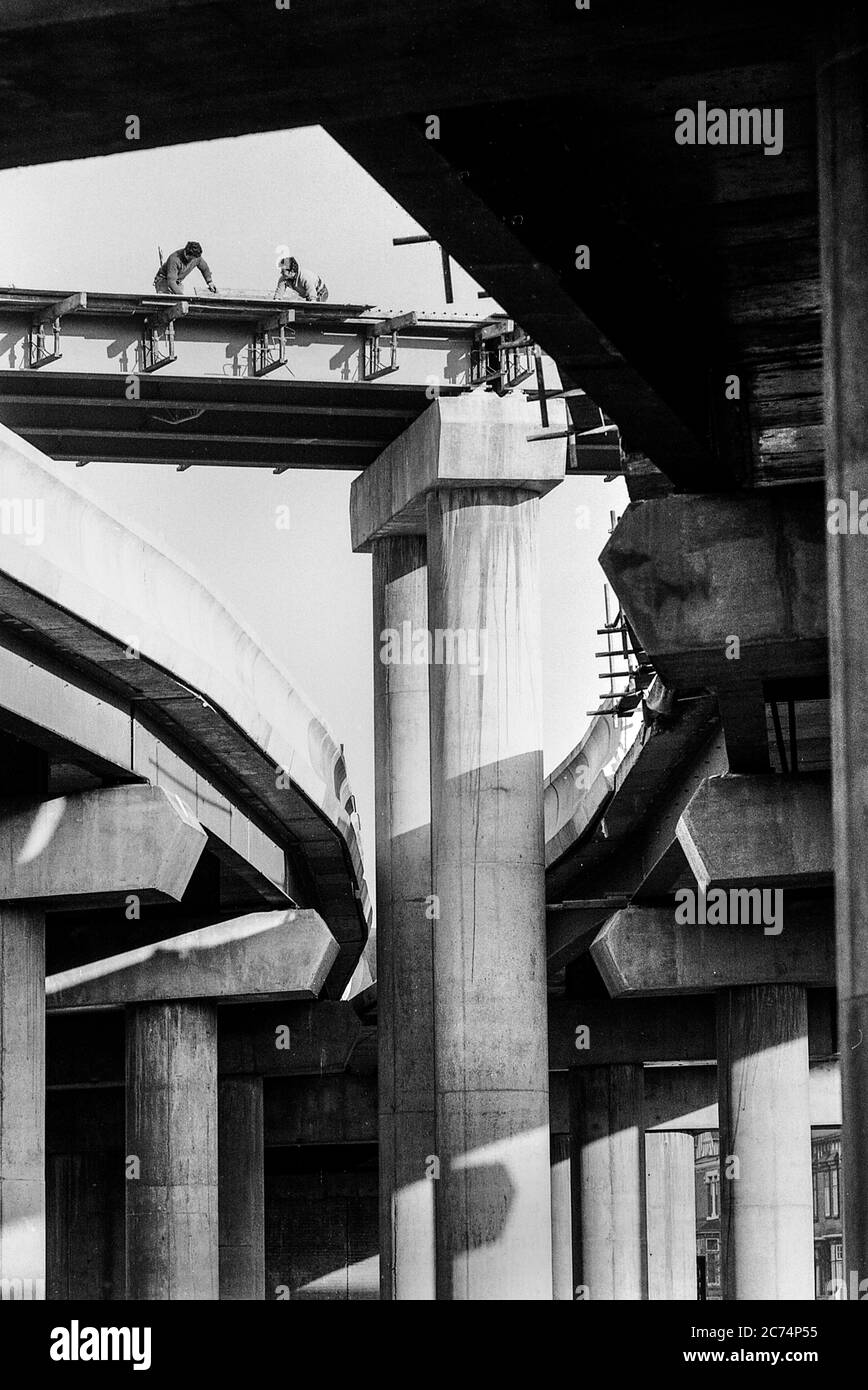 Gravelly Hill Interchange/Spaghetti Junction Stock Photo Alamy