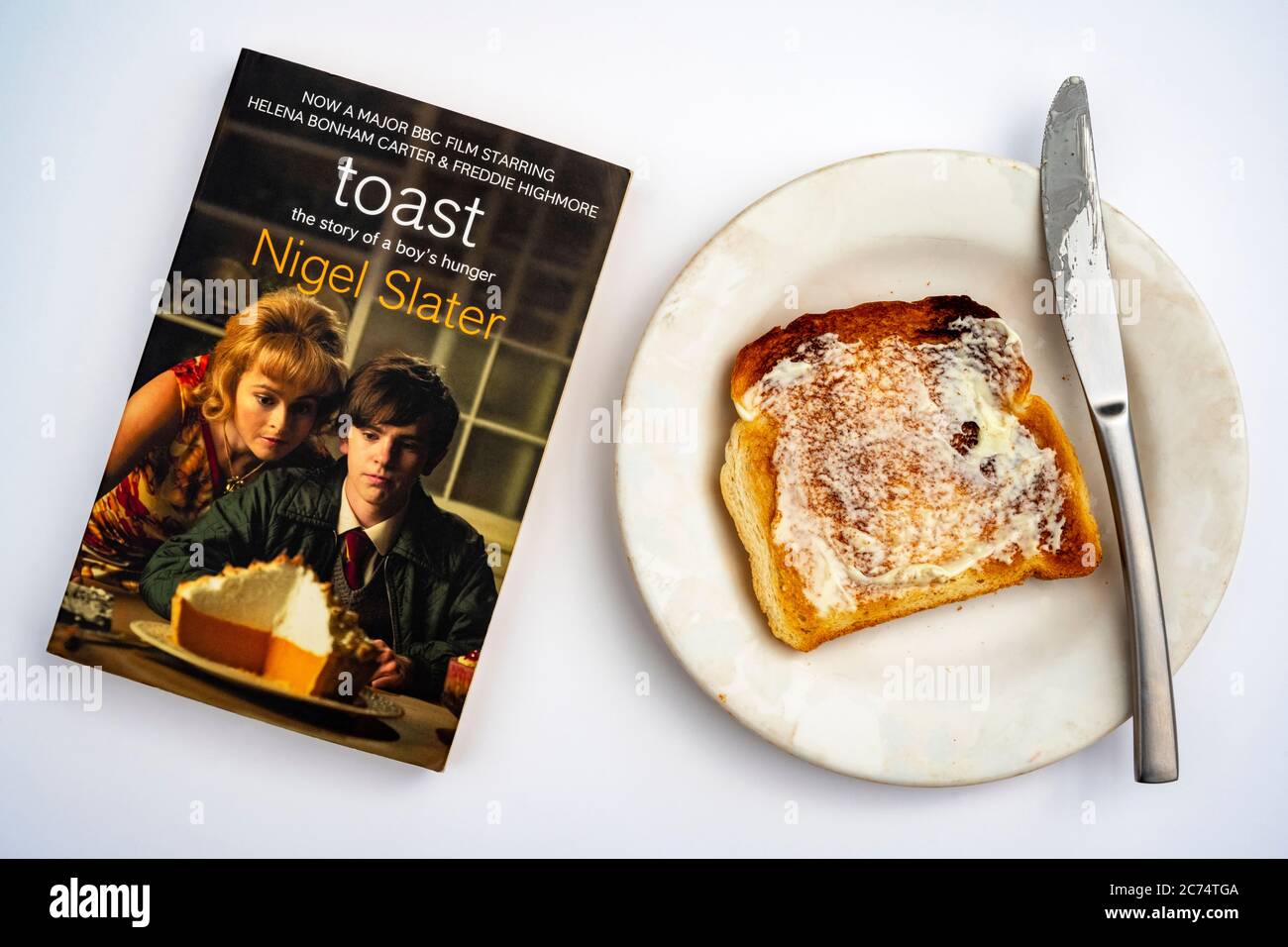 Toast a novel by Nigel Slater Stock Photo