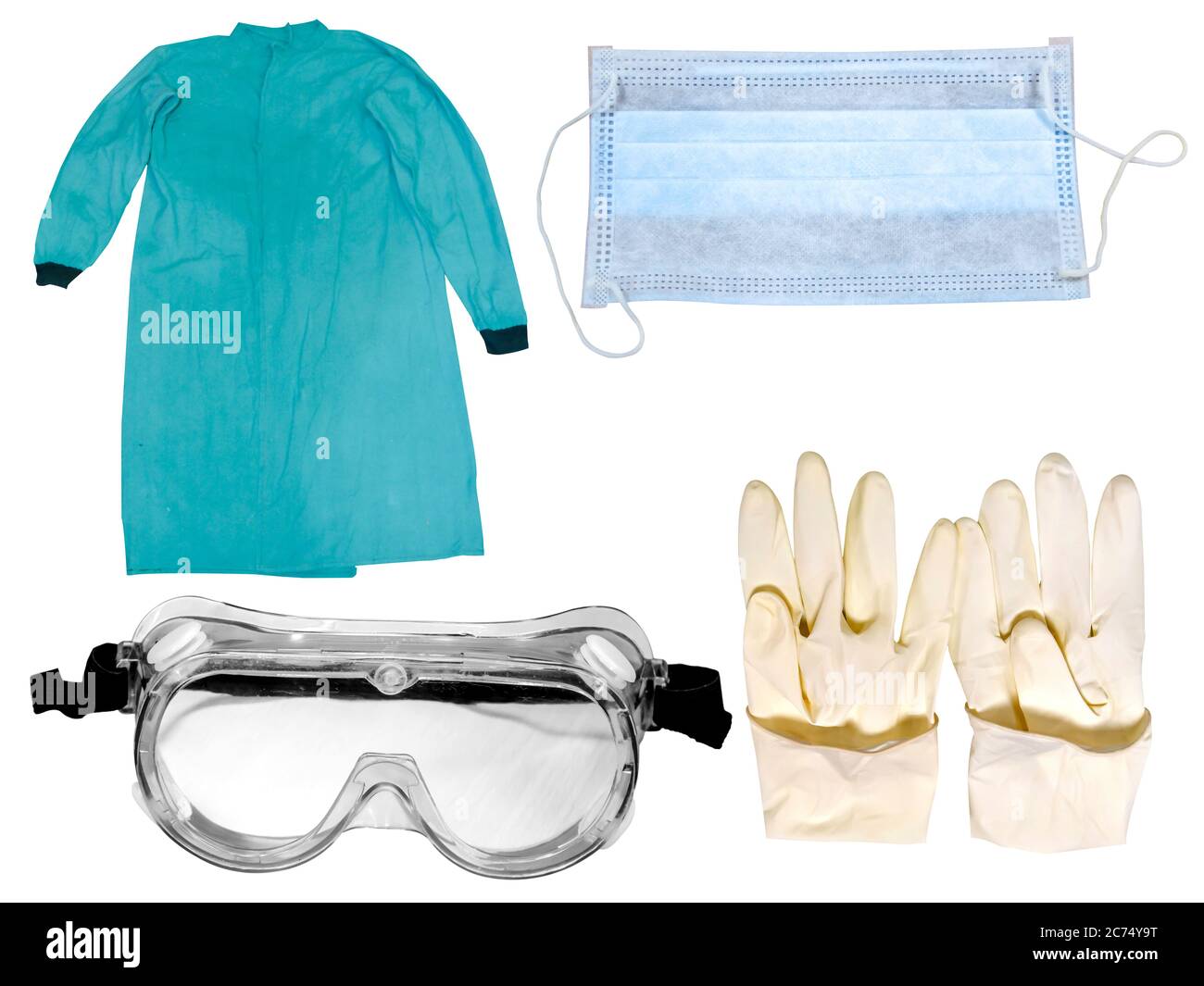 Personal protective equipment kit Cut Out Stock Images & Pictures Alamy