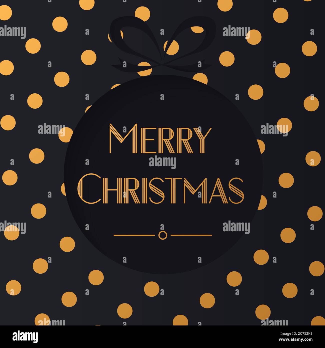 Gold and Black Polka Dots Golden Holiday Dots Holiday Christmas
