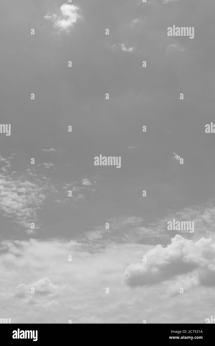 Sky clouds environment nature Black and White Stock Photos & Images - Alamy