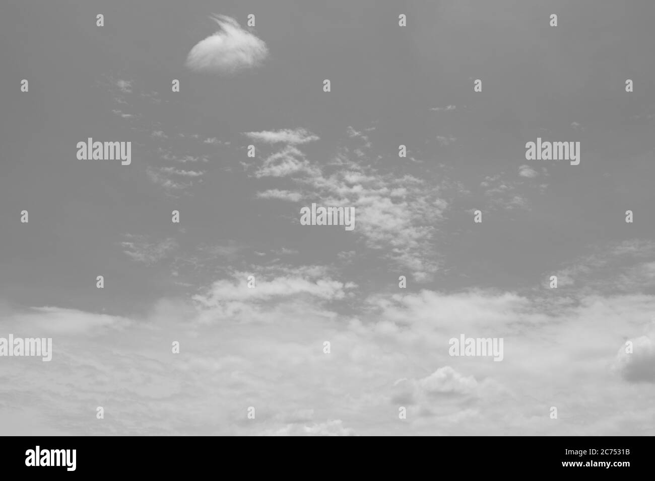 Black and White Sky with cloud Stock Photo - Alamy