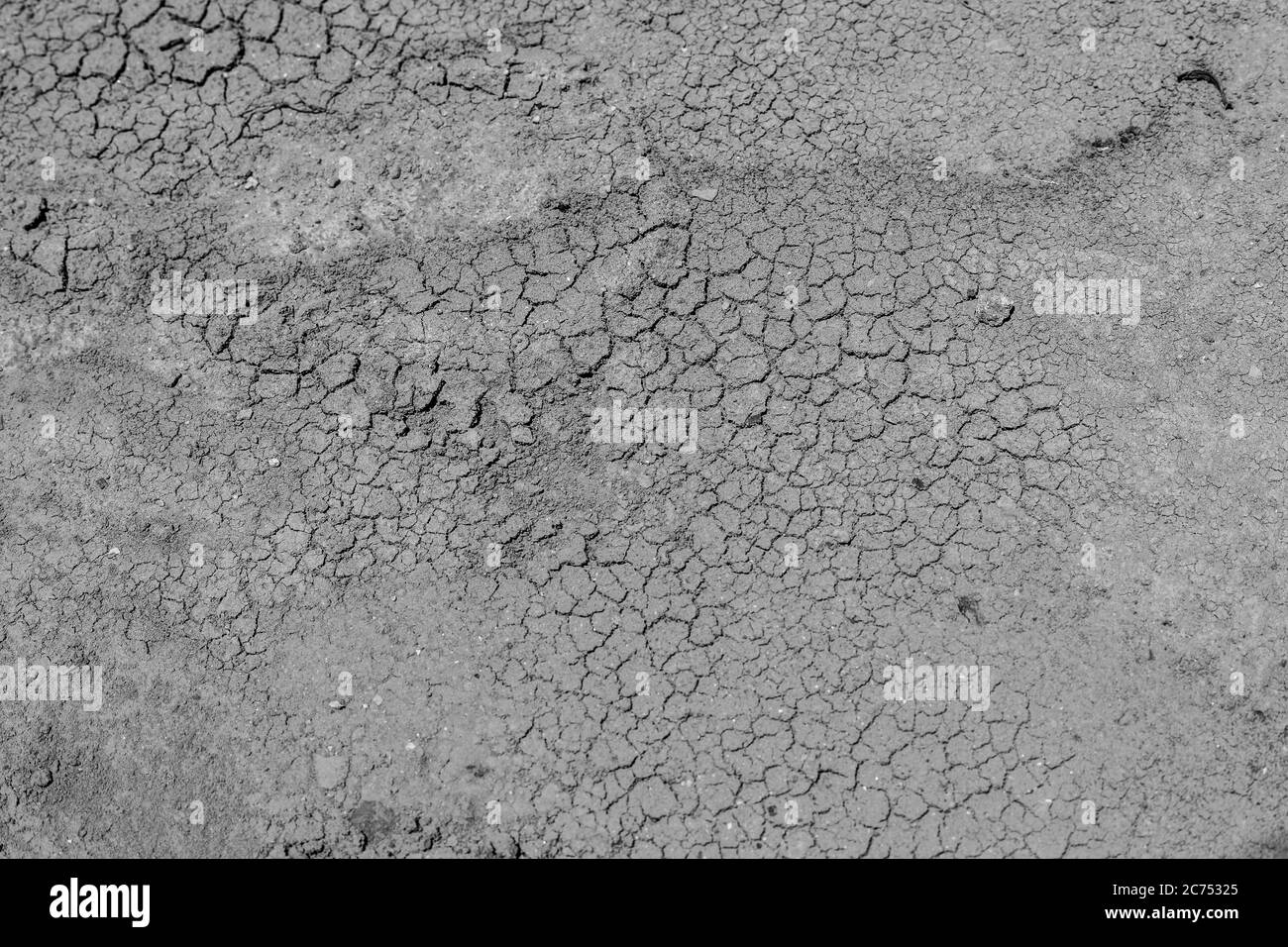 Dry soil sand closeup Black and White Stock Photos & Images - Alamy