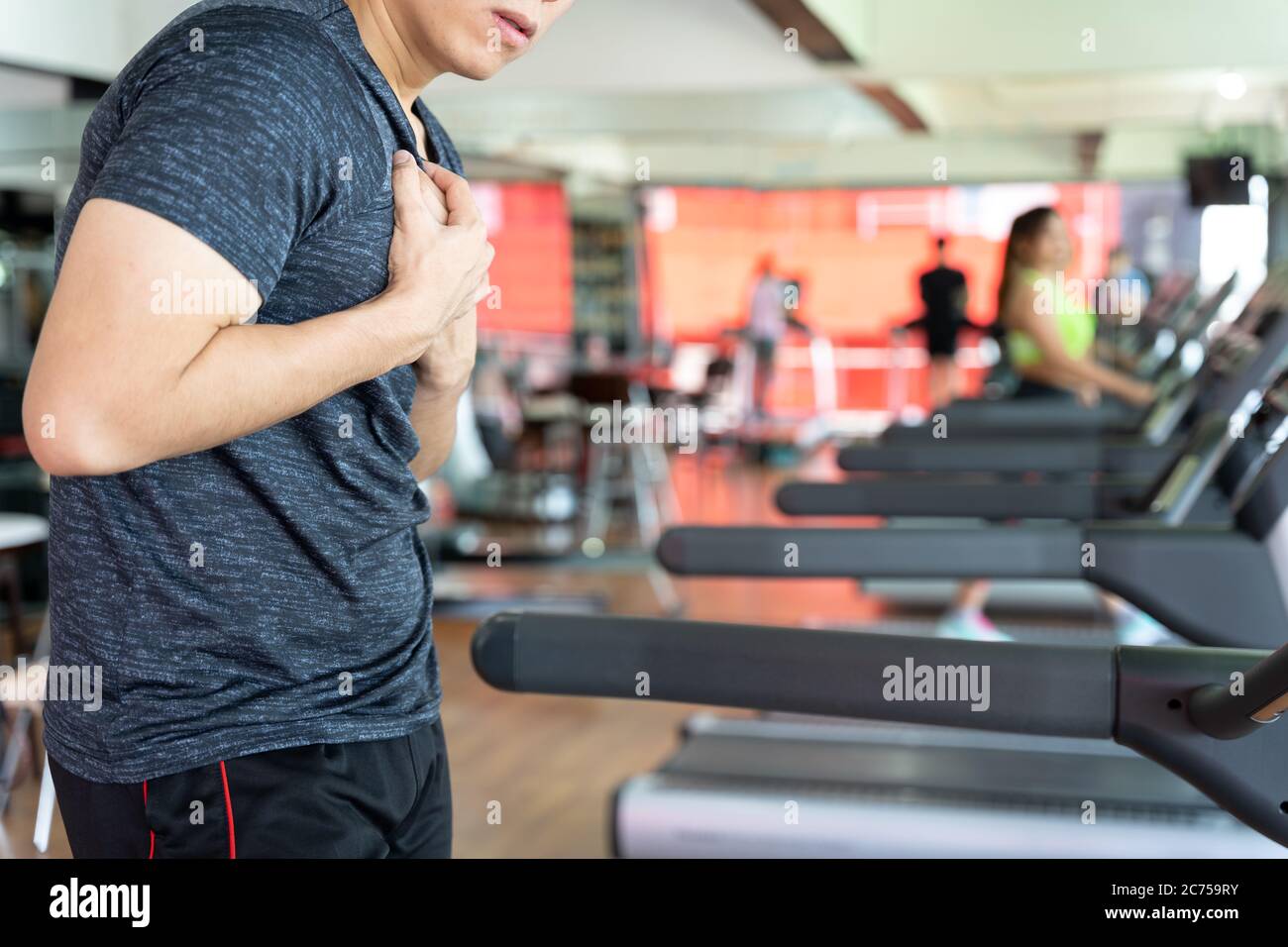 Young male chest pain running hires stock photography and images Alamy