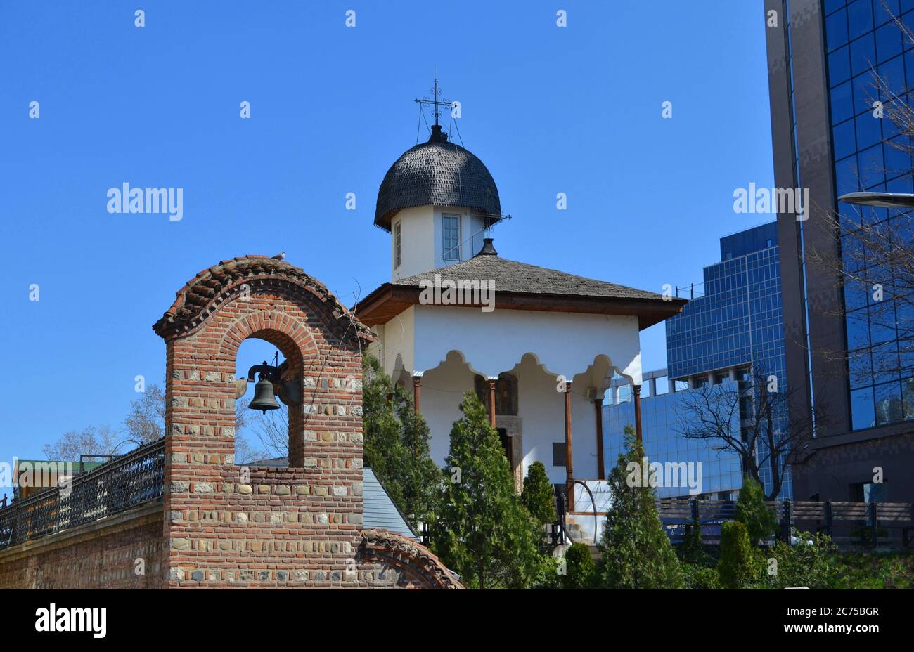 Bucur Church, The Oldest In Bucharest, Romania Stock Photo - Alamy