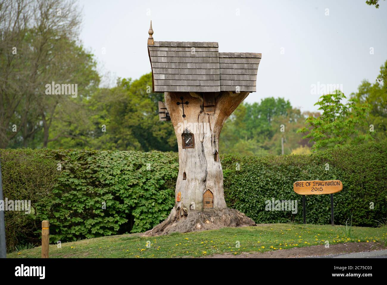 The Tree of Imagination, Lower Peover, Knutsford,. Cheshire. Stock Photo