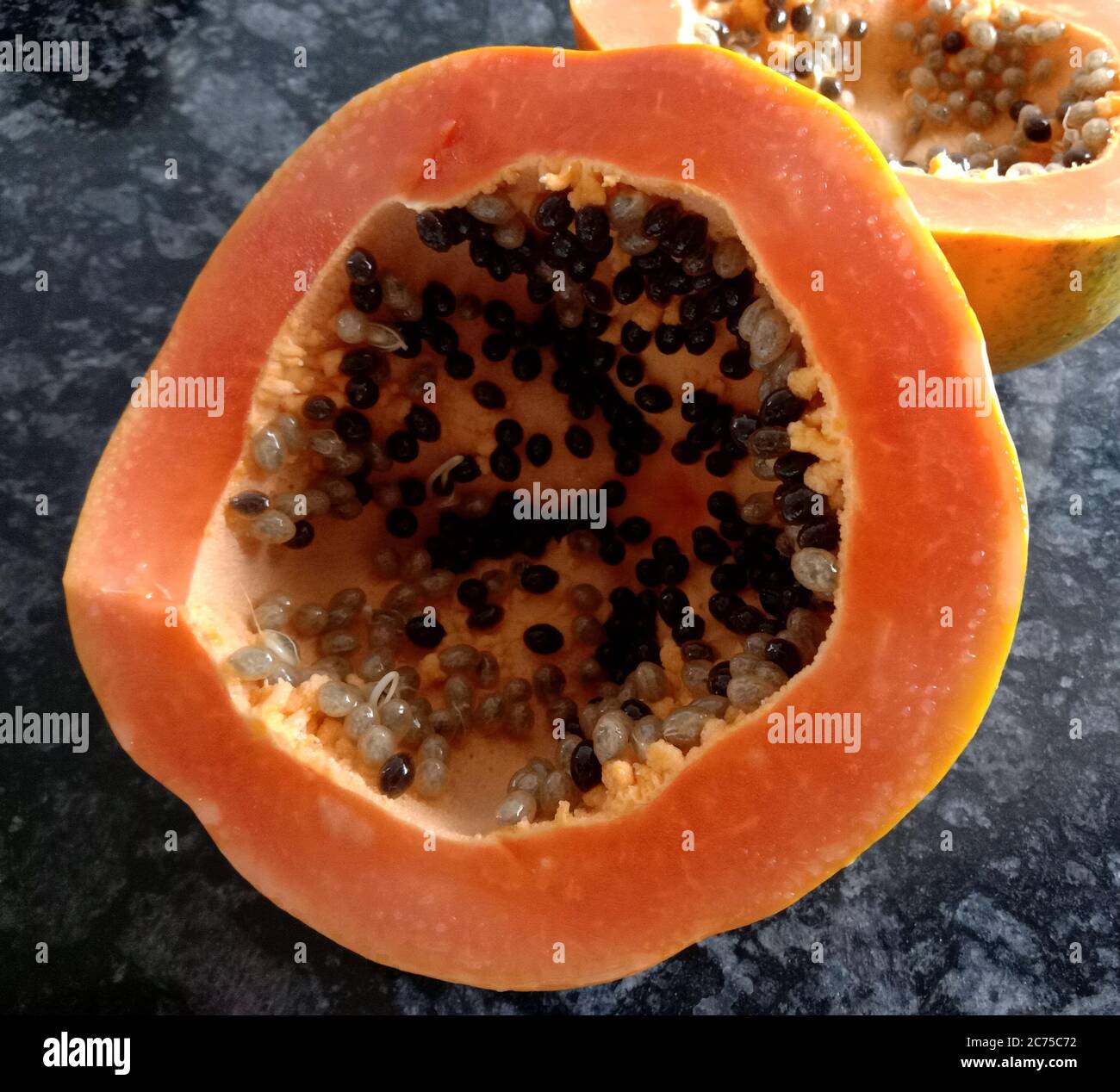 Sweet healthy ripe papaya fruit is a best for women Stock Photo Alamy