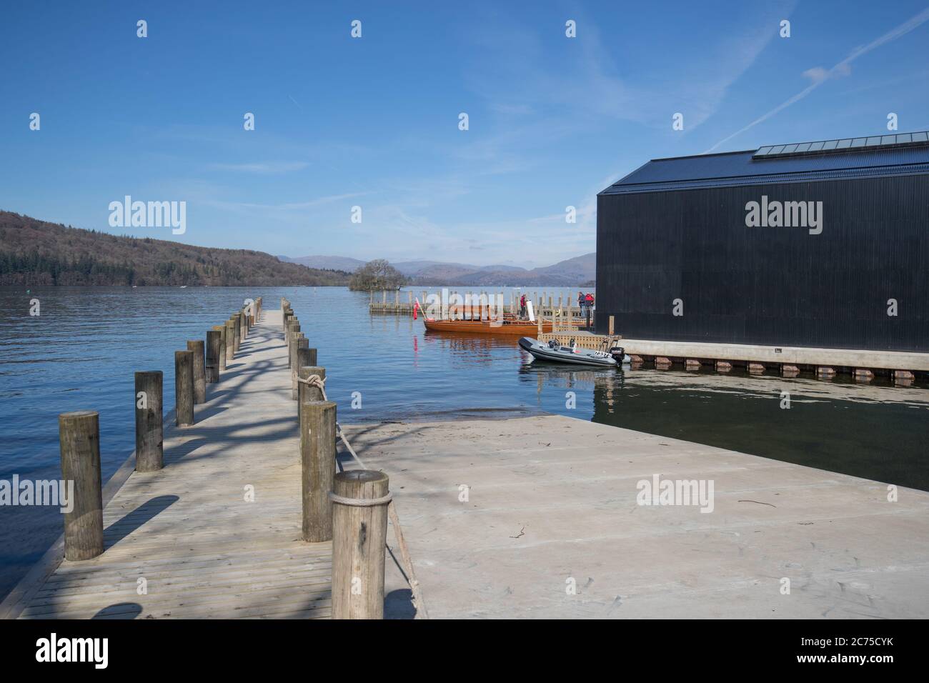 Windermere Jetty Museum Stock Photo Alamy