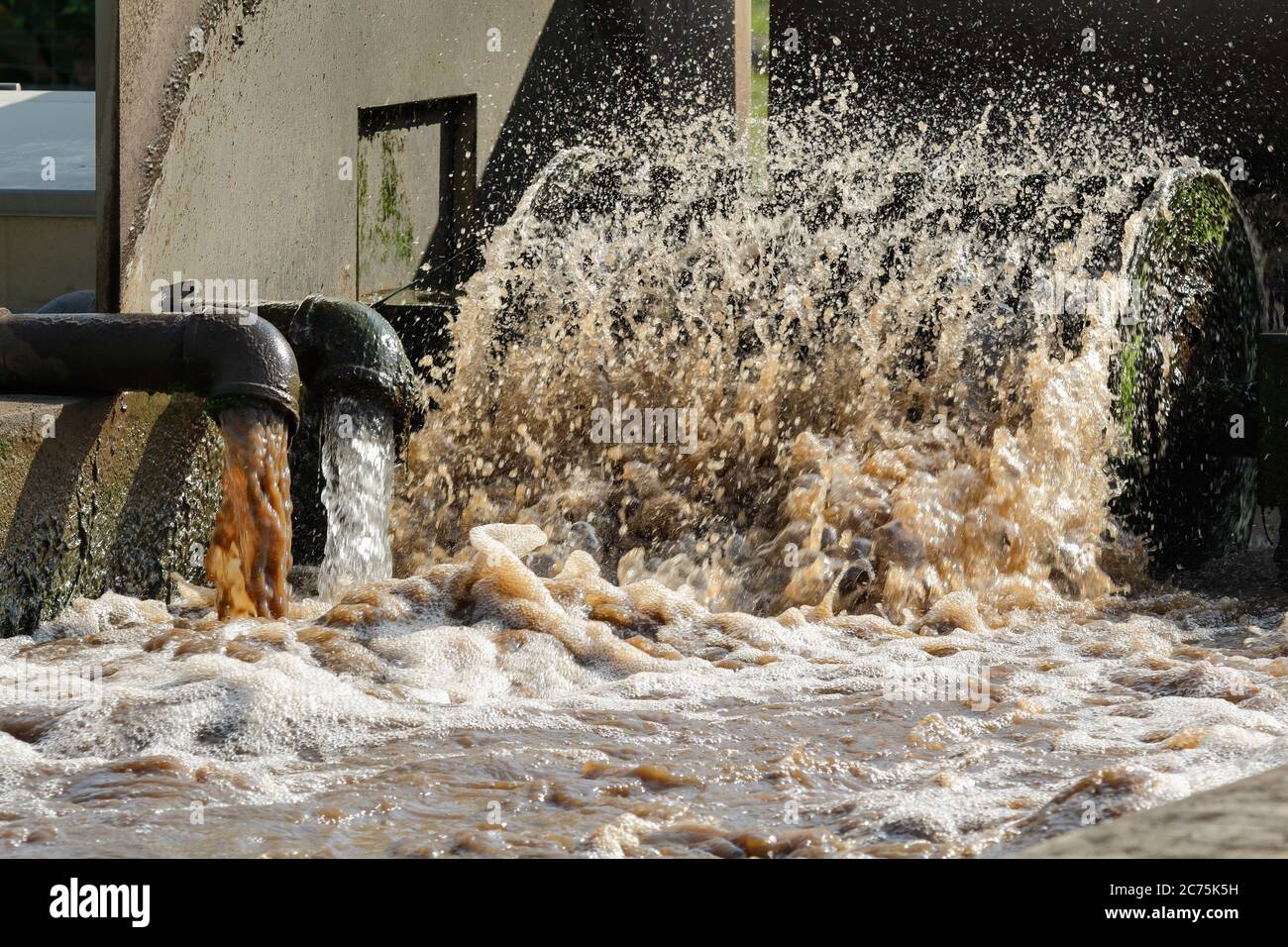 Water Scraper Filter for Waste Water Treatment in the Factory Stock Image -  Image of factory, deformed: 208862103