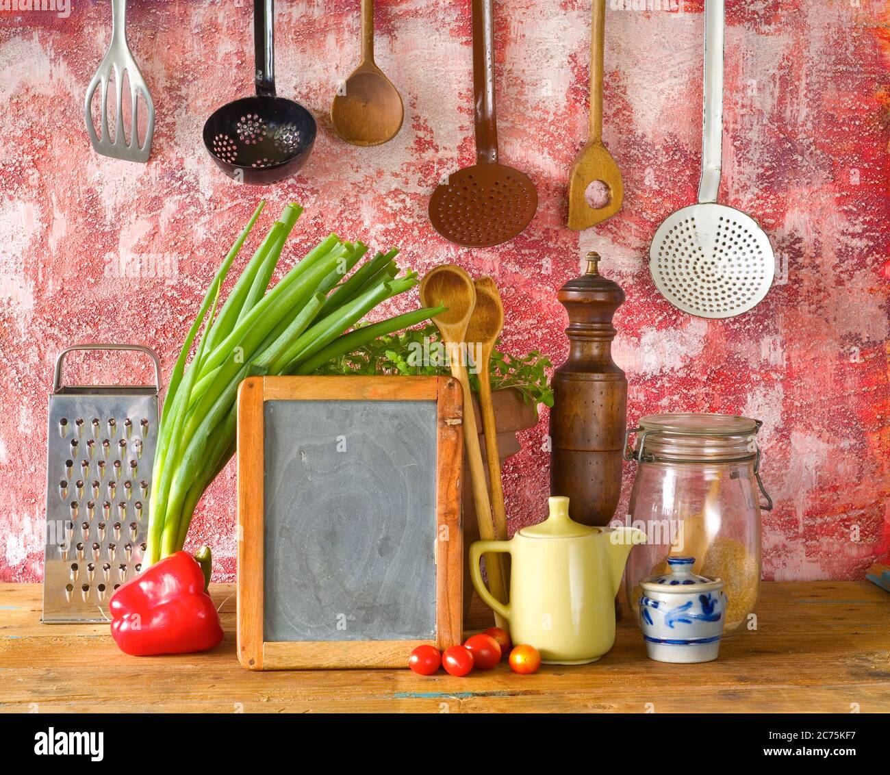 slate for cooking recipes, kitchen utensils, food ingredients, free