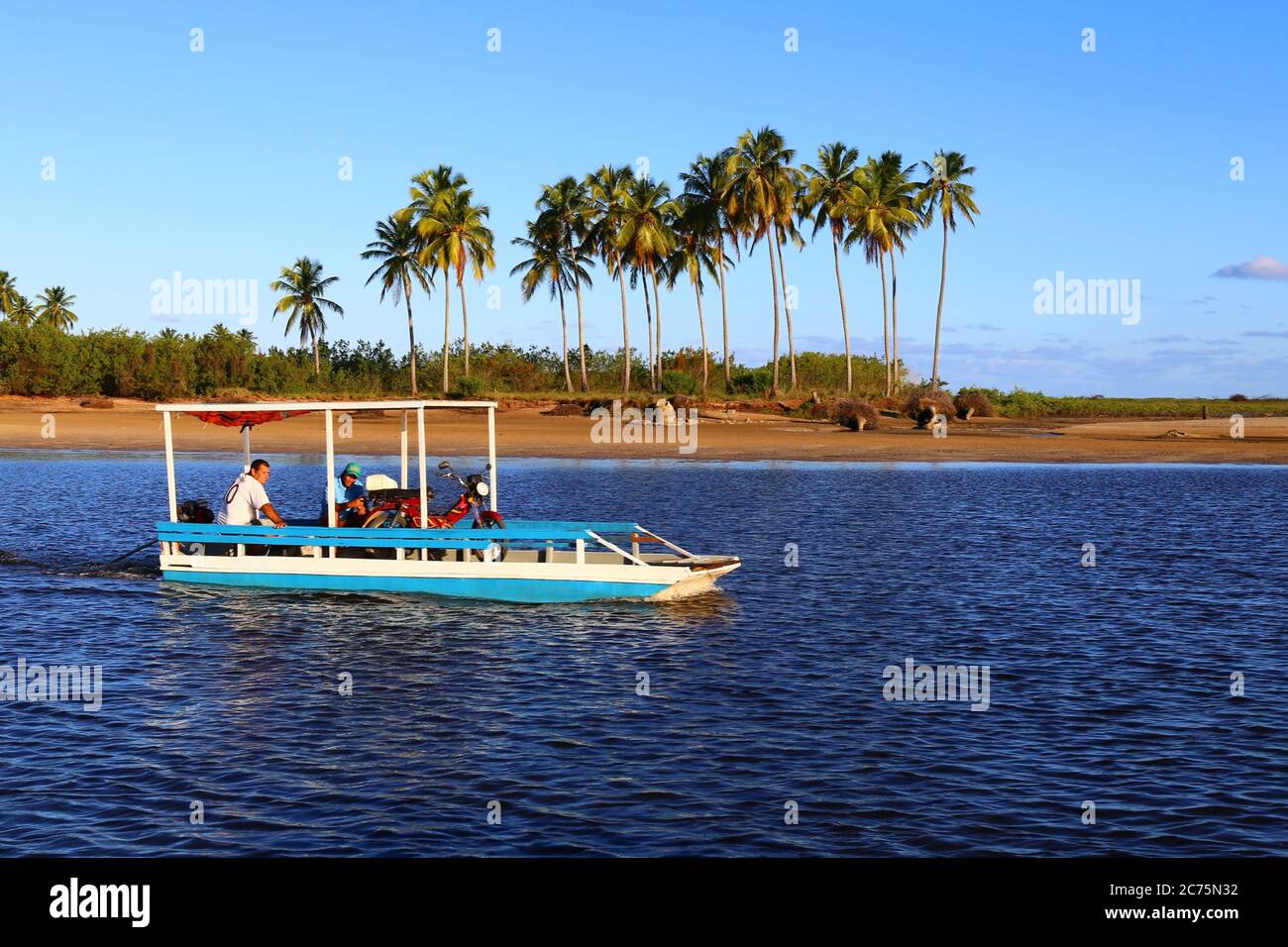 Beautiful village of Porto de Pedras, Alagoas, Brazil Stock Photo