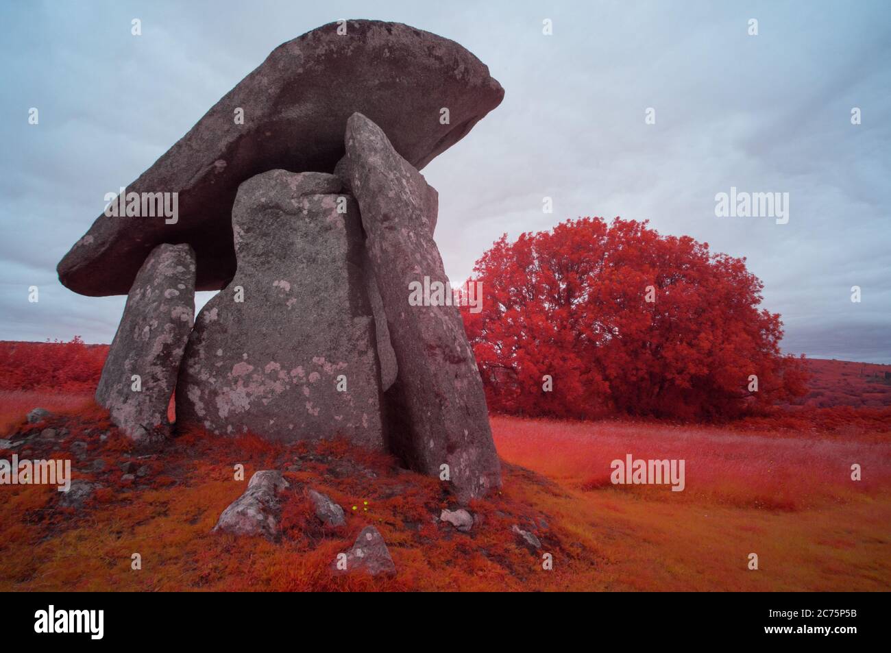 Trethevy Quoit, Ancient Burial Chamber or "Dolmen", near Liskeard
